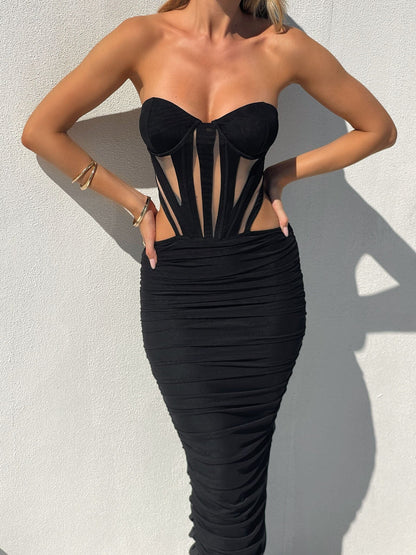 BRAZIL MAXI DRESS BLACK