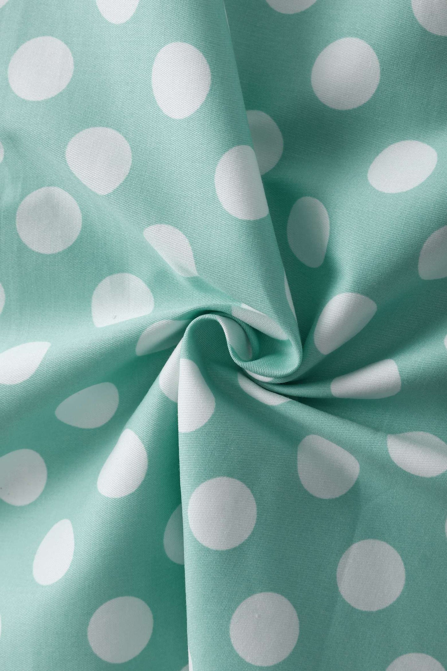 Daisy Mint Green Polka Dot Halter Dress