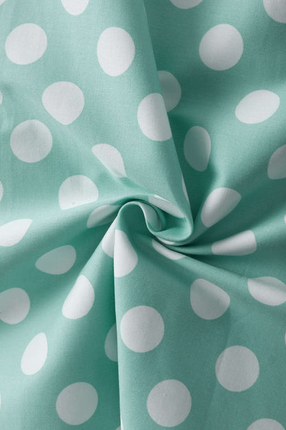 Daisy Mint Green Polka Dot Halter Dress