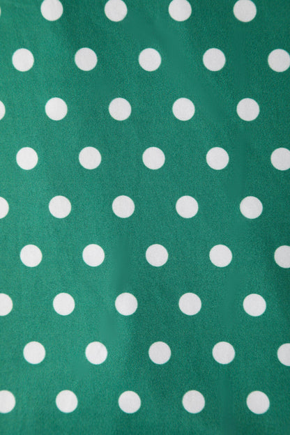 Matilda Green Polka Dot Wrap Dress