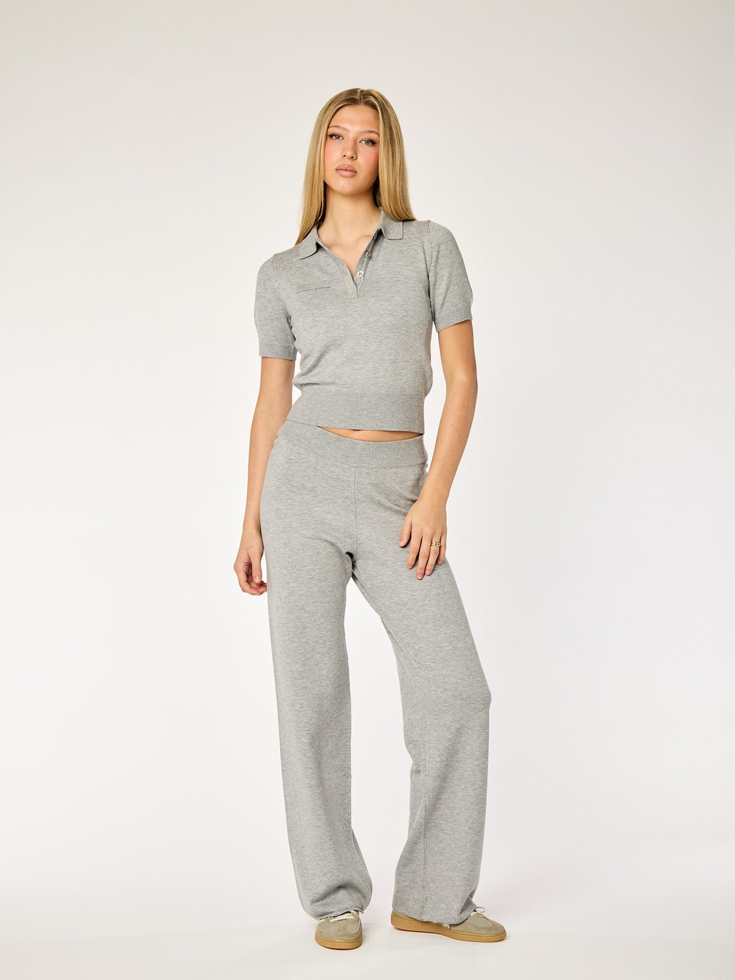 FAYE - Polo Shirt • Grey