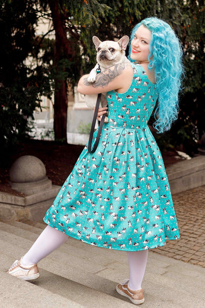 Amanda Green Frenchies Swing Dress